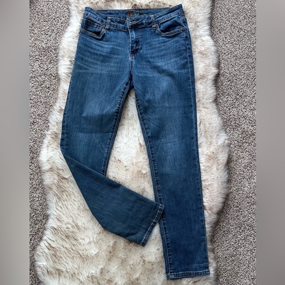 Women’s Kut from the Kloth Classic Denim Straight Leg Jeans Sz 6 - Picture 2 of 4